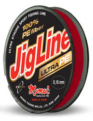 Шнур JigLine Ultra PE 0,18 мм, 14,0 кг, 100 м, красный; Цена 810 рублей Шнур JigLine Ultra PE 0,18 мм, 14,0 кг, 100 м, красный