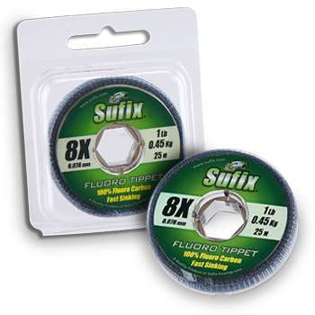  Sufix Fluoro Tippet Clear 25  0.108  (  0,91 , 2 LB)