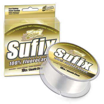  Sufix Castable 100% Fluorocarbon Clear 150 0.16 2.1, 4 LB