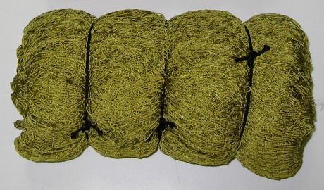 Дель капроновая узловая, 93,5текс*3; ячея 10 мм, высота 5 м, длина в жгуте 5 м (250 ячей), зеленая; Цена 2982 рублей Дель капроновая узловая, 93,5текс*3; ячея 10 мм, высота 5 м, длина в жгуте 5 м (250 ячей), зеленая